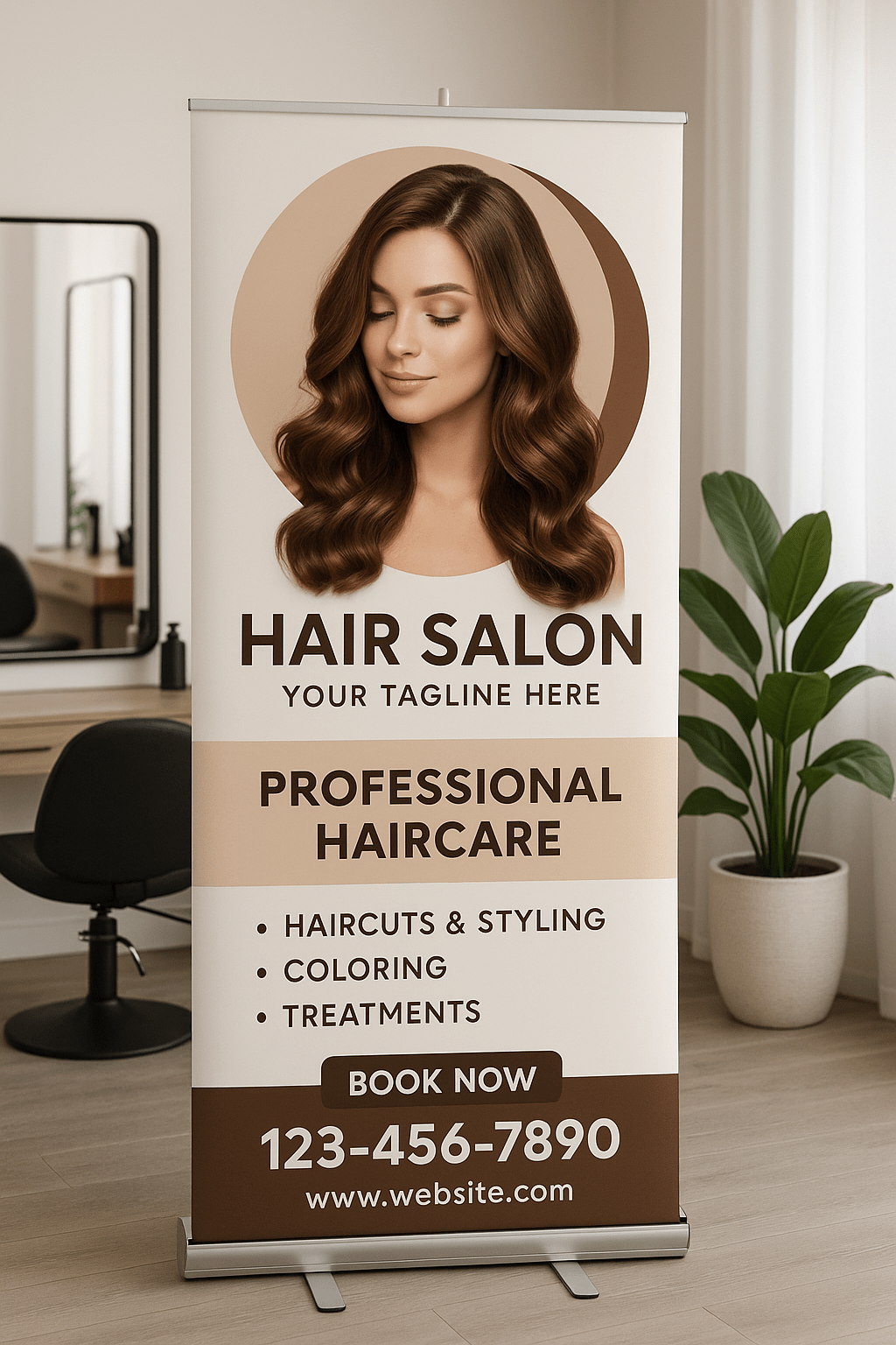 Roll-up banner 100x200cm