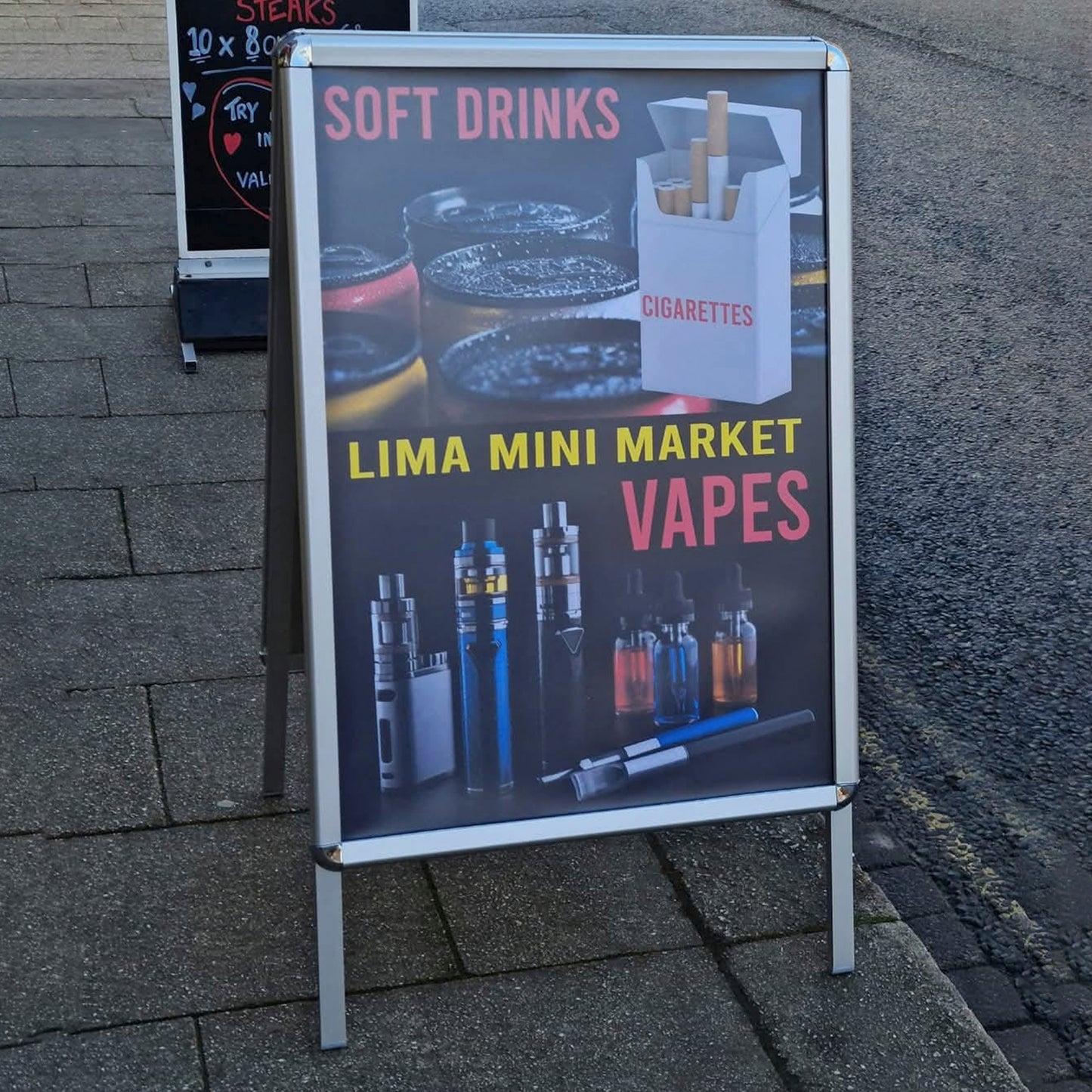 A2 Snap Frame Pavement Sign